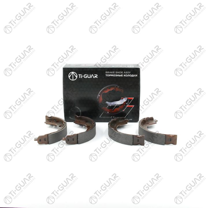 Тормозные колодки (РУЧНОГО ТОРМОЗА) TG-11004/FN11004* Ti·GUAR (комплект 4шт.) Тормозные колодки (РУЧНОГО ТОРМОЗА) TG-11004/FN11004* Ti·GUAR (комплект 4шт.)